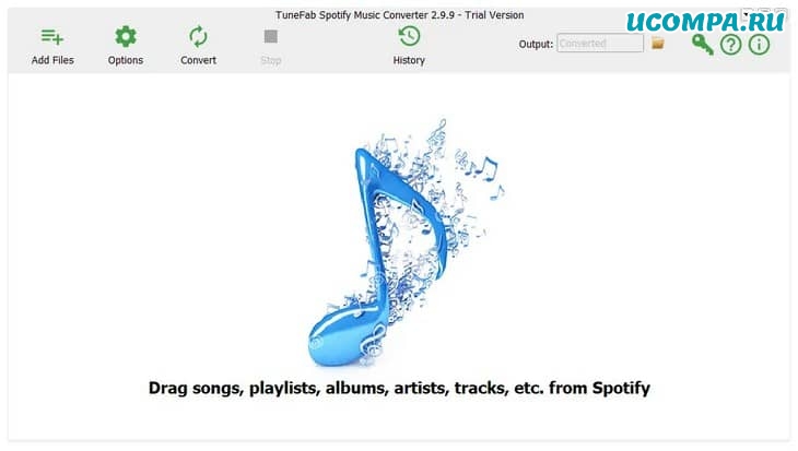 Запустить TuneFab Spotify Music Converter