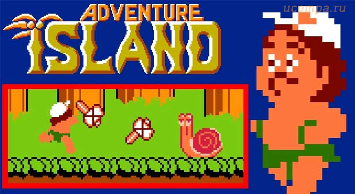 Звуки и музыка из игры Adventure Island