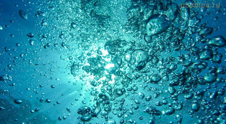 Звуки пузырей в воде