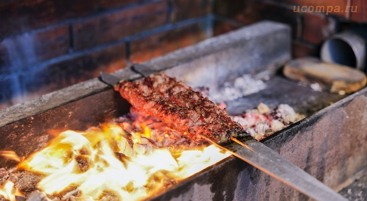 Звуки жарки мяса и других продуктов